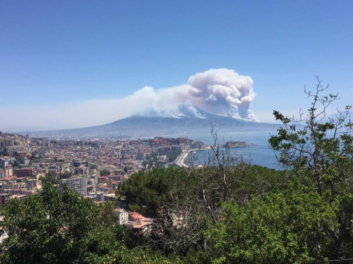 VESUVIO, INCENDIO CON FRONTE DI 2 KM: 600 UOMINI IN AZIONE-FOTO4
