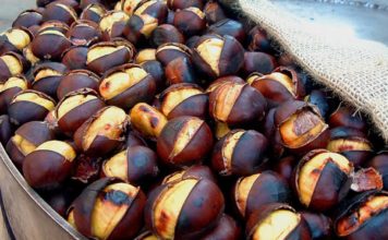 Tempo di marroni: prosciutto di maiale alle castagne per salutare il tiepido autunno