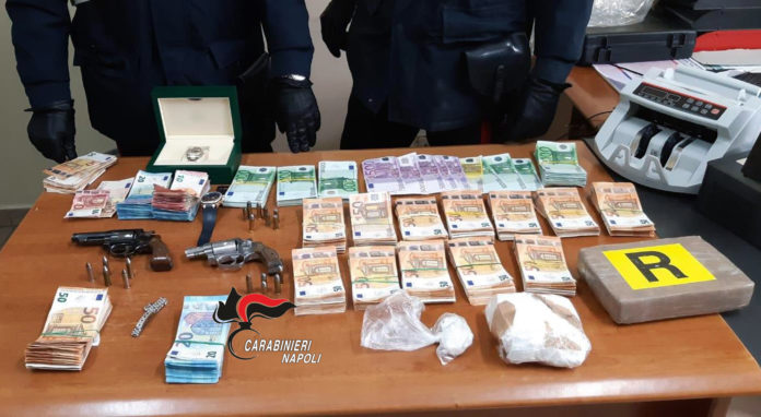 21.02.2019 droga contanti meccanismo castello di cisterna
