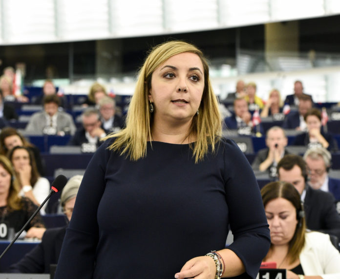Isabella ADINOLFI in the EP in Strasbourg