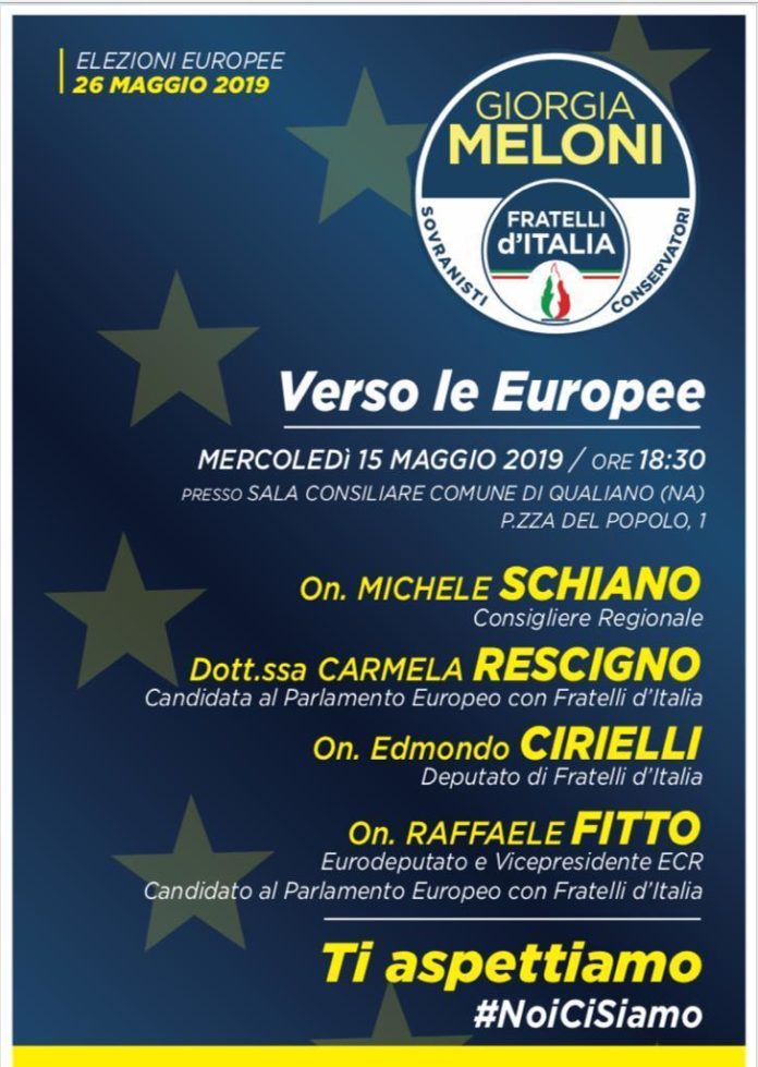 VERSO LE EUROPEE CON MICHELE FITTO