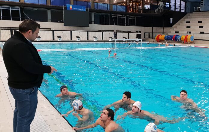 L'Aktis Acquachiara durante un allenamento