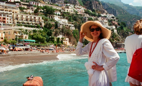 Carla a Positano di M.Capodanno