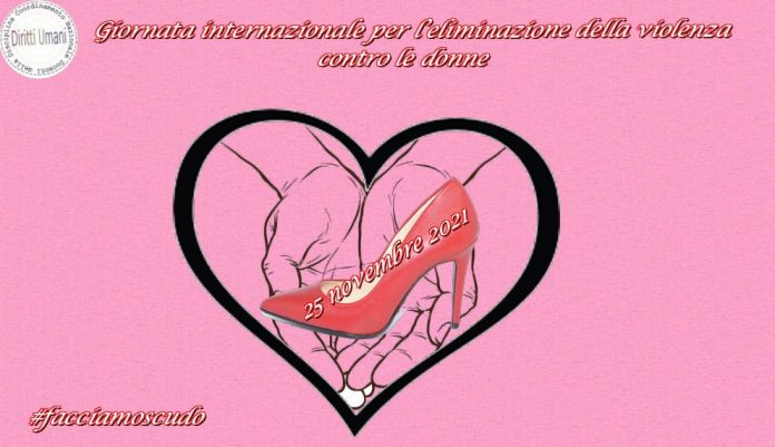 Locandina Giornata internazionale per l'eliminazione della violenza contro le donne 2021
