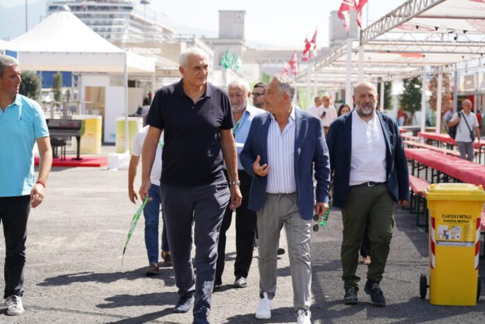 Nicola Caputo e Antonio Rea nel Villaggio di Bufala Fest