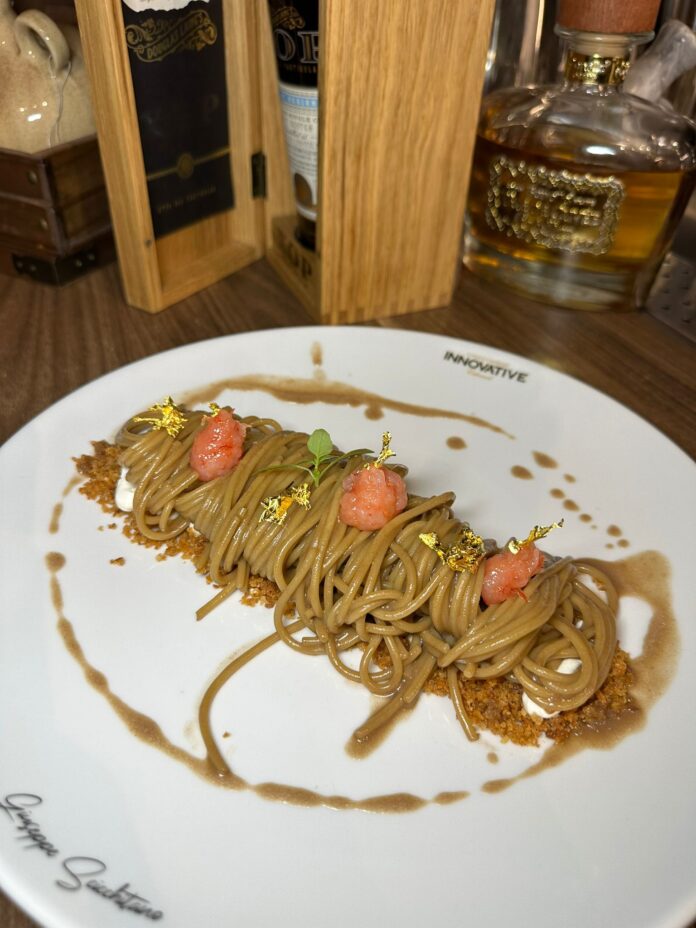 Innovative spaghetti cioccolato