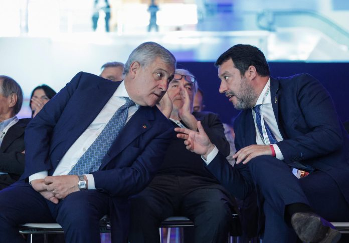 tajani e salvini