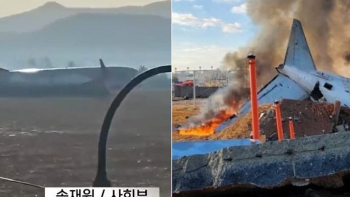 Corea del Sud, aereo esce di pista e prende fuoco: a bordo 181 persone ...