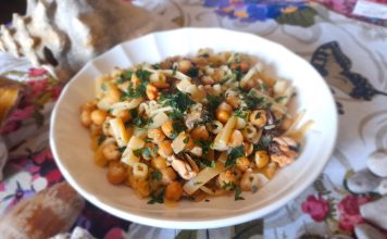 La ricetta di Luciana. Pasta ceci e cozze