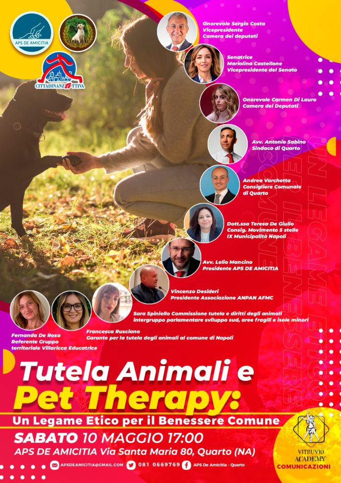 Convegno 10 maggio Tutela Animali e Pet Therapy