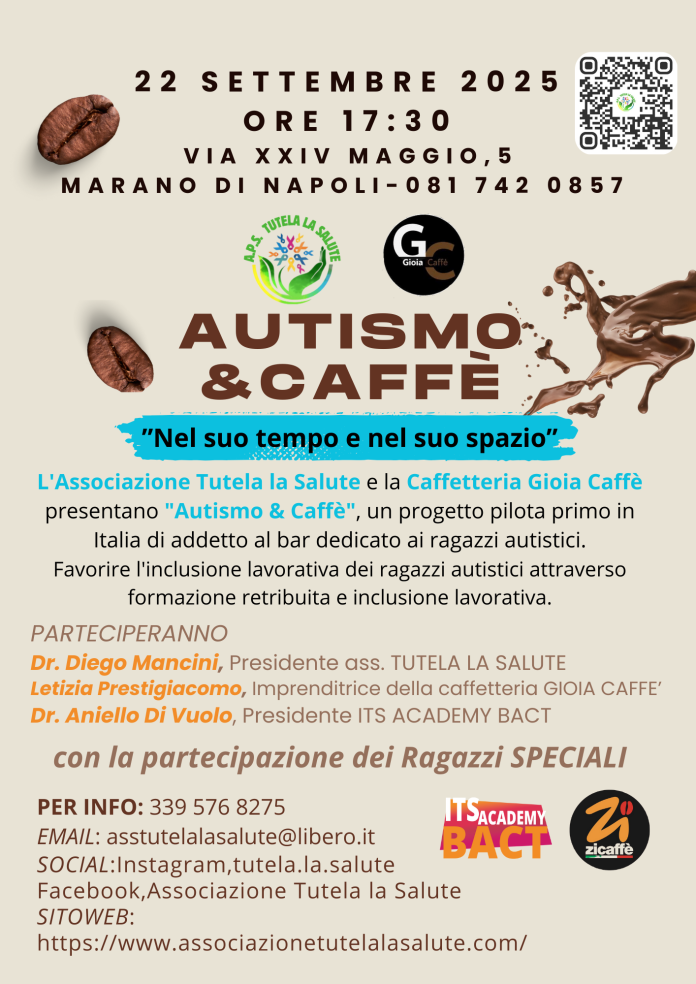 22 settembre autismo & caffè