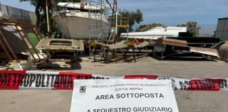 “Terra dei Fuochi”, operazione interforze con droni al Polo Nautico di Villa Literno: scarichi abusivi, venti denunciati