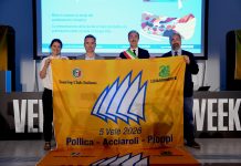 POLLICA È IL MARE PIÙ BELLO D’ITALIA. LA GUIDA BLU 2026 DI LEGAMBIENTE E TOURING CLUB ITALIANO INCORONA IL COMUNE CILENTANO PRIMO NELLA CLASSIFICA NAZIONALE DELLE CINQUE VELE