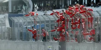 Trionfo Hamilton a Barcellona, prima vittoria con la Ferrari. Ritirato Antonelli