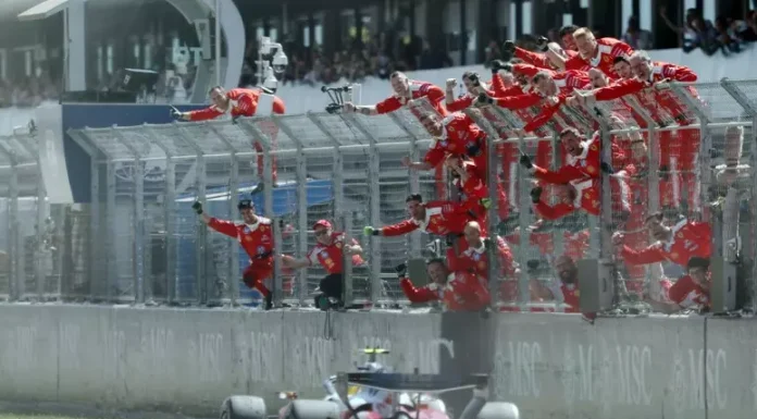 Trionfo Hamilton a Barcellona, prima vittoria con la Ferrari. Ritirato Antonelli