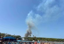 INCENDIO A PESCHICI, TURISTI EVACUATI VIA MARE