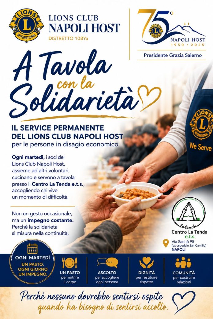 a tavola con la solidarietà