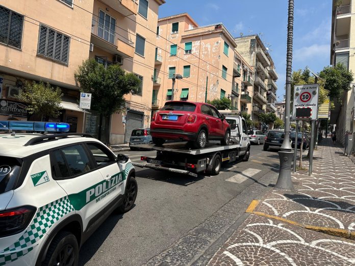 Auto sequestrata con targa polacca 2