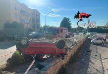 Auto si ribalta a Calvizzano, 15enne ancora grave all’ ospedale di Pozzuoli