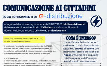 VILLARICCA E COMUNI LIMITROFI, E-DISTRIBUZIONE RISPONDE: «POTENZIATE RISORSE E MEZZI»