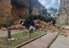 Napoli, spaventoso crollo a Castel Sant’Elmo: nessuna persona (miracolosamente) coinvolta
