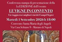 Marano. Le Vigne in Convento: al via la prima edizione. Il 1 settembre la presentazione