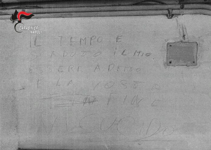 Napoli violenza di genere scritta sul muro 25.09.2026