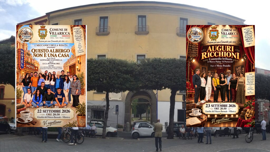 VILLARICCA, IL TEATRO PROTAGONISTA DELLA RASSEGNA “CAFFÈ CON L’AUTORE”
