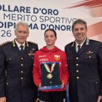 VIOLA SCOTTO DI CARLO RICEVE IL COLLARE D’ORO AL MERITO SPORTIVO CONFERITOGLI DAL CONI A ROMA