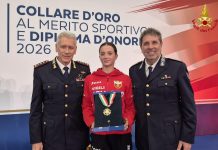 VIOLA SCOTTO DI CARLO RICEVE IL COLLARE D’ORO AL MERITO SPORTIVO CONFERITOGLI DAL CONI A ROMA