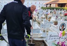 Marano, sistemata la tomba sprofondata al cimitero dopo il maltempo